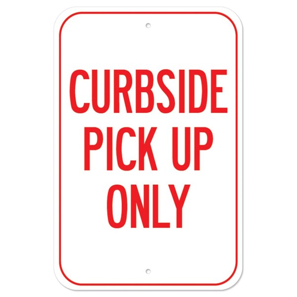 Signmission 7 in Height, Heavy Gauge Aluminum, 7" x 10", A-1218-25533 A-1218-25533 - main